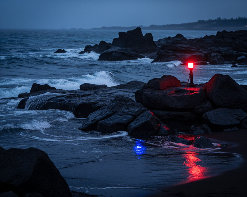 Jeju Coastline Investigation Mood