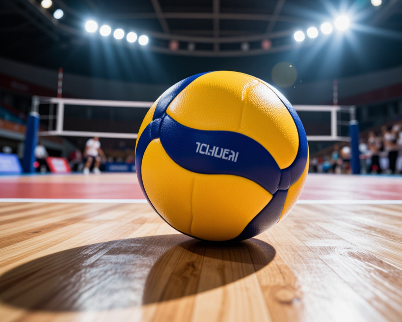 Volleyball in Stadium