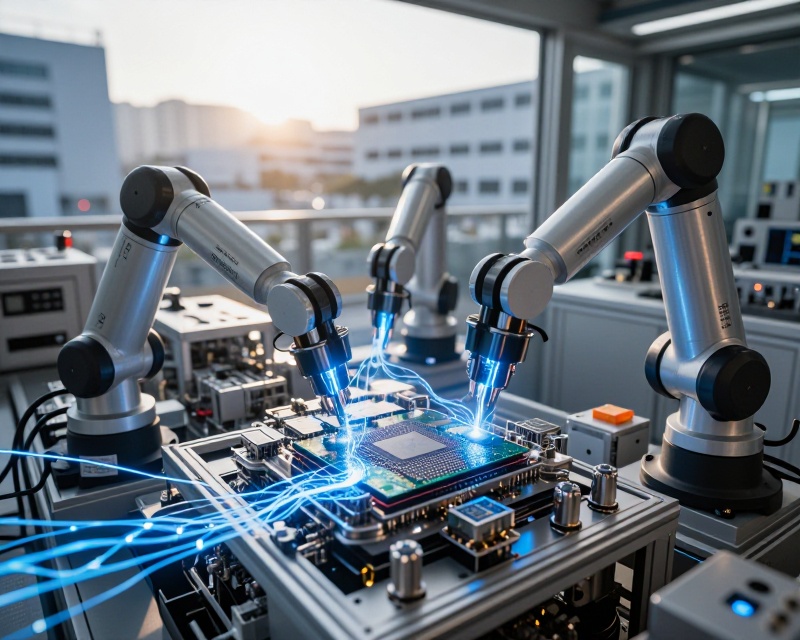 Futuristic Korean Semiconductor and AI Industry