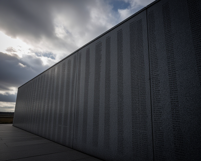 Solemn Memorial Wall