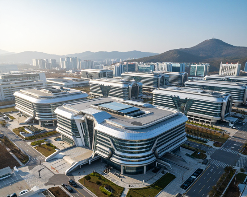 Futuristic Military Academy in Daejeon