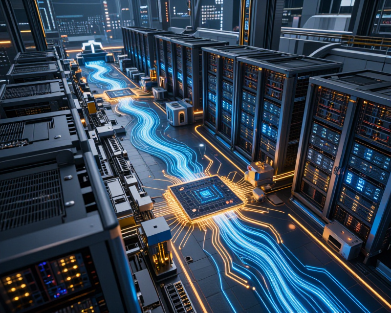 Futuristic Semiconductor and AI Data Center