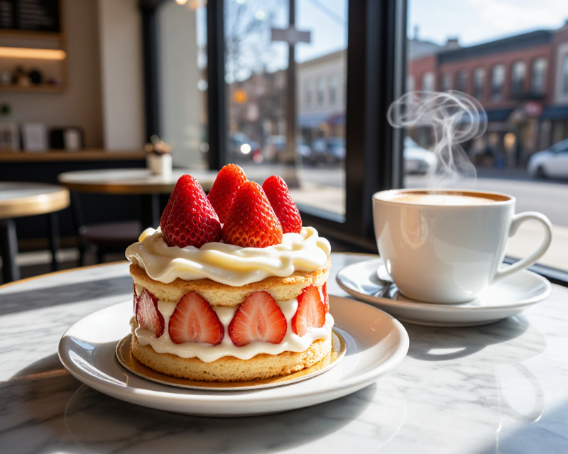 Premium Coffee and Dessert in US Cafe