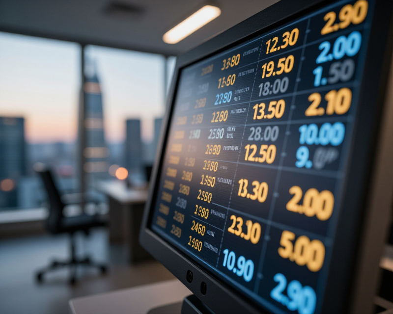 Financial Digital Display