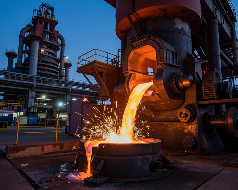 Industrial Steel Plant Tension