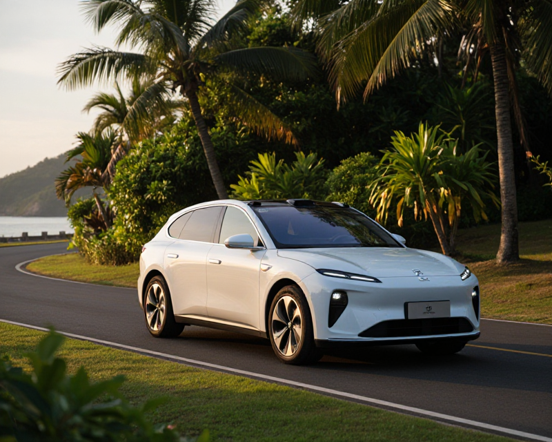 Modern Electric SUV in Southeast Asia