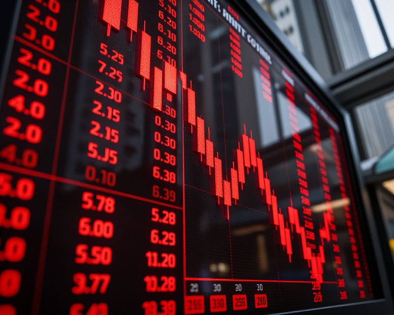 Stock Market Decline Visual