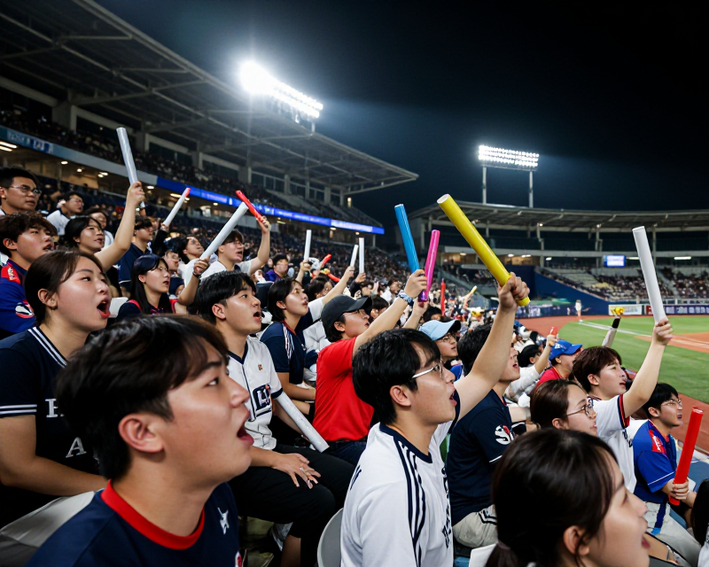 Energetic KBO Stadium Atmosphere