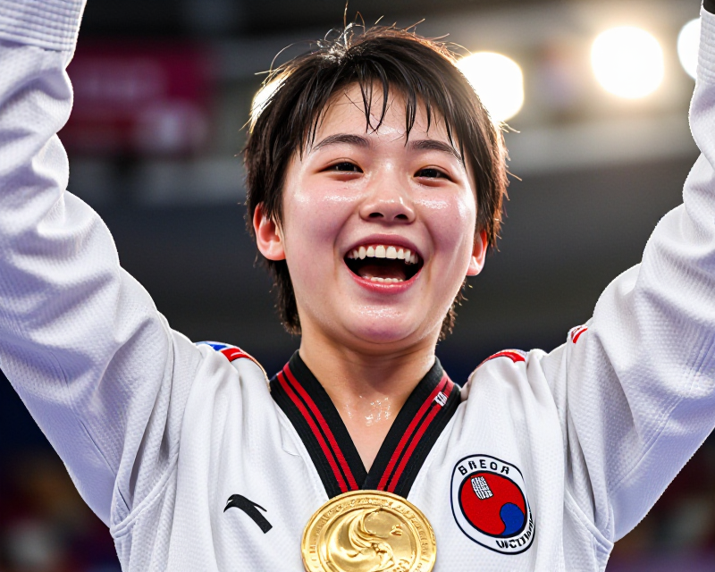 Taekwondo Victory Celebration