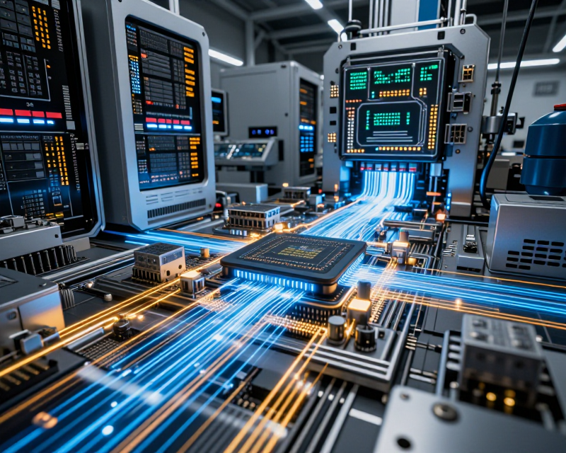 Futuristic Semiconductor and AI Hub
