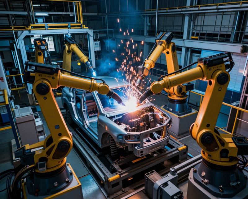 Modern Automotive Manufacturing Plant