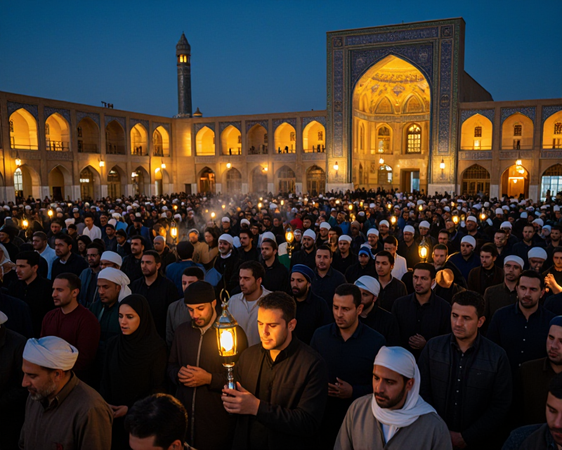 Solemn Atmosphere in Tehran