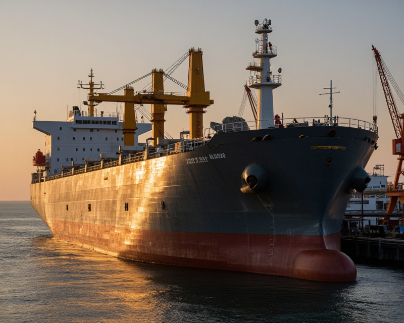 Modern South Korean Shipyard