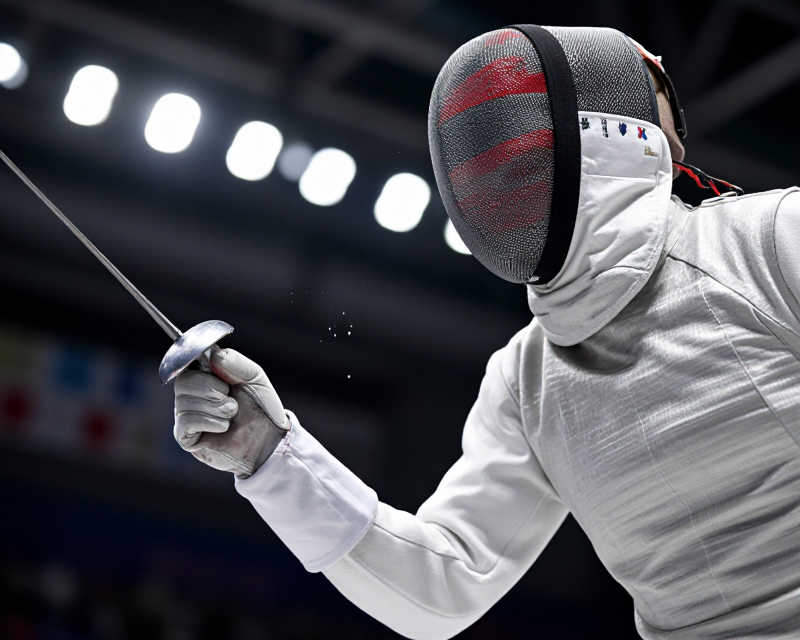 Dynamic Sabre Fencing Action