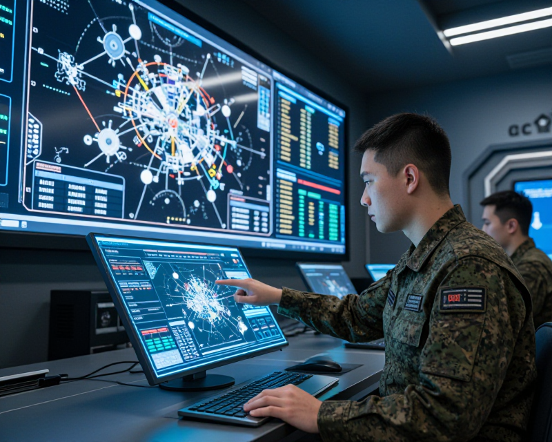 High-tech Security Command Center
