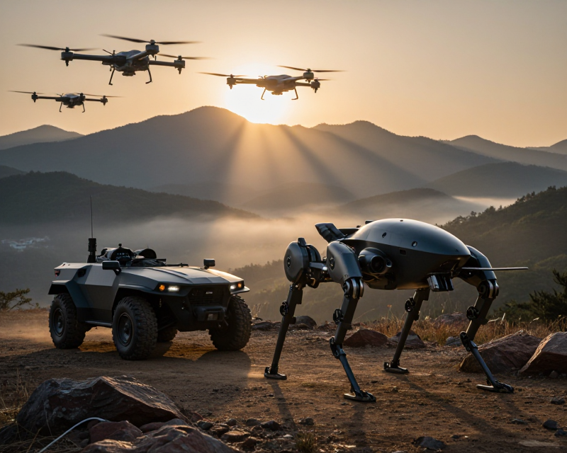 Future Warfare Drone and Robot Unit