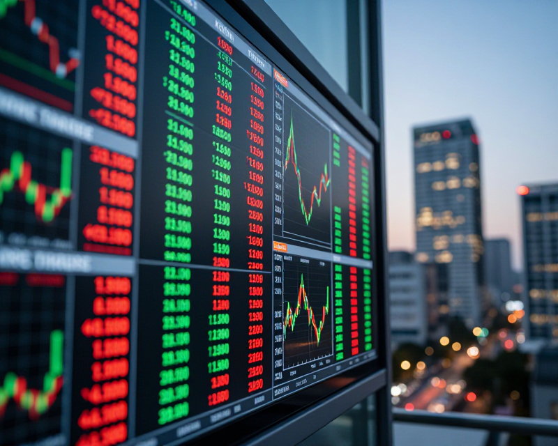 Digital Stock Market Display